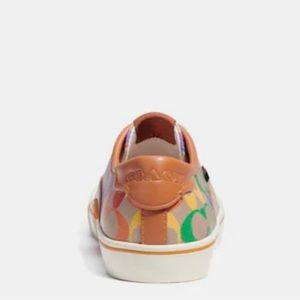🆕Coach Citysole Skate Sneakers in Rainbow signature canvas